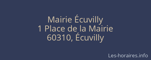 Mairie Écuvilly