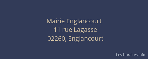 Mairie Englancourt