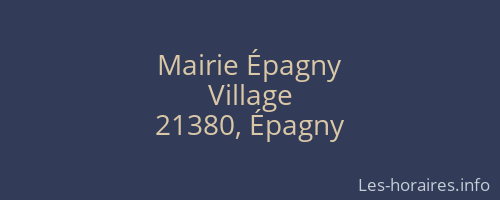 Mairie Épagny
