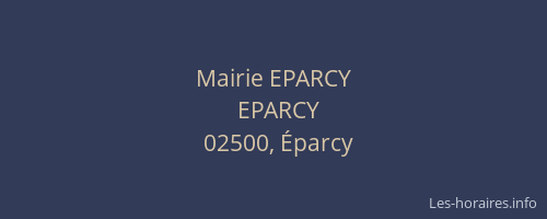 Mairie EPARCY