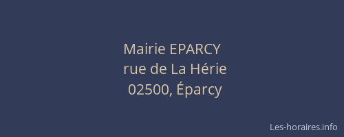 Mairie EPARCY