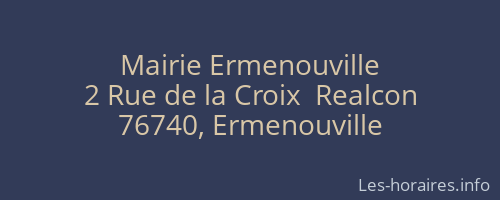 Mairie Ermenouville