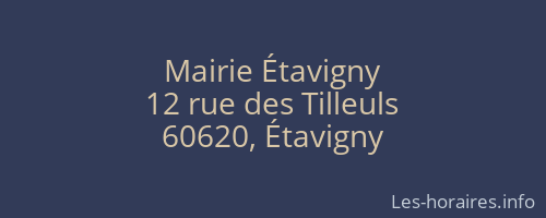 Mairie Étavigny