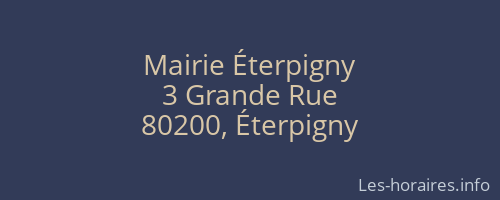 Mairie Éterpigny