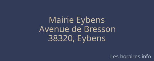 Mairie Eybens