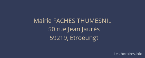 Mairie FACHES THUMESNIL