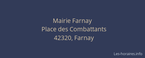 Mairie Farnay