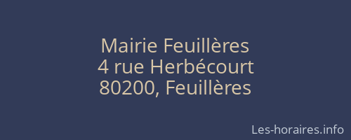 Mairie Feuillères