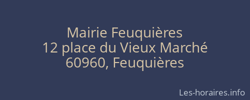 Mairie Feuquières
