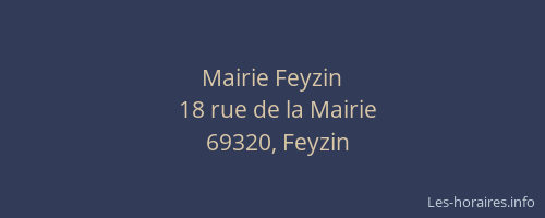 Mairie Feyzin