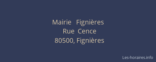 Mairie   Figni&egrave;res