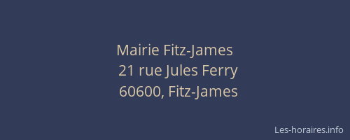 Mairie Fitz-James