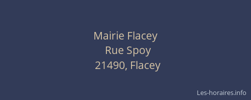 Mairie Flacey