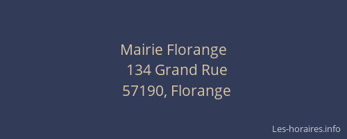 Mairie Florange