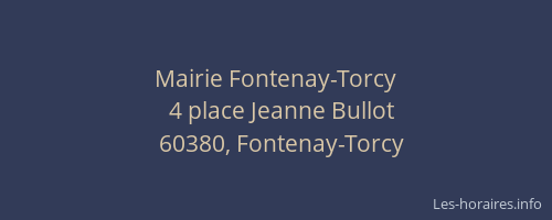 Mairie Fontenay-Torcy