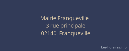 Mairie Franqueville