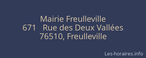 Mairie Freulleville