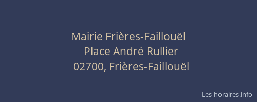 Mairie Frières-Faillouël