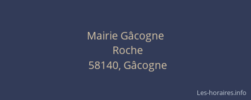 Mairie Gâcogne