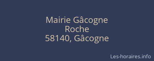 Mairie Gâcogne