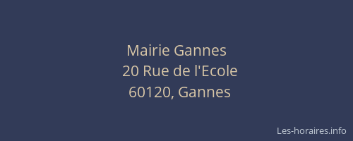 Mairie Gannes