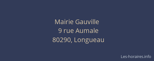 Mairie Gauville
