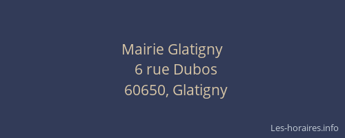 Mairie Glatigny