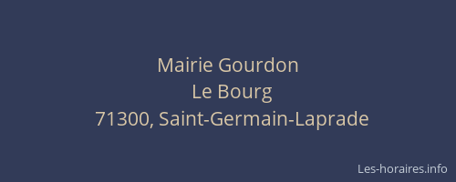 Mairie Gourdon