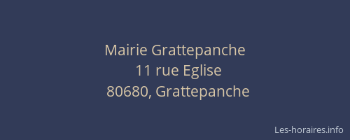 Mairie Grattepanche