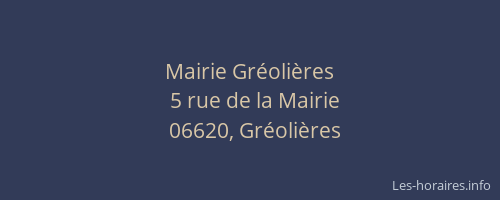 Mairie Gréolières