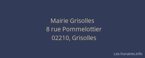 Mairie Grisolles