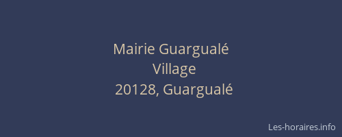 Mairie Guargualé