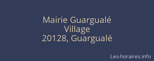 Mairie Guargual&eacute;