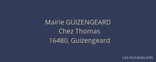 Mairie GUIZENGEARD