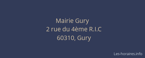 Mairie Gury