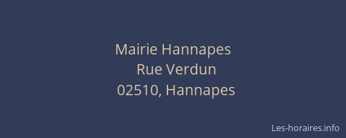 Mairie Hannapes