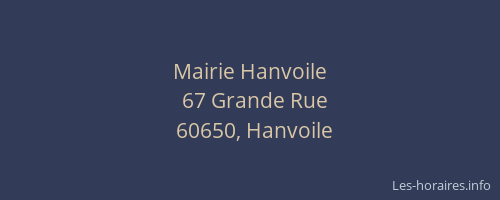 Mairie Hanvoile