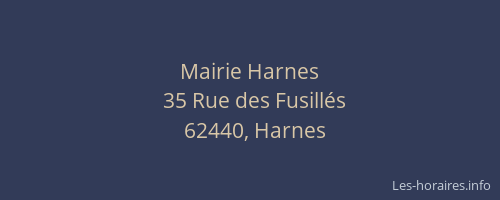 Mairie Harnes