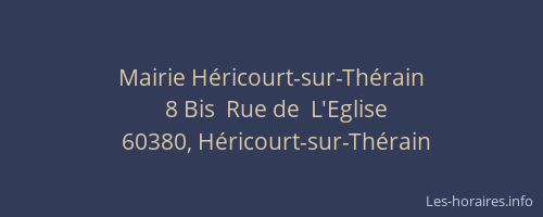 Mairie H&eacute;ricourt-sur-Th&eacute;rain