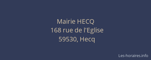 Mairie HECQ