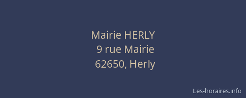 Mairie HERLY