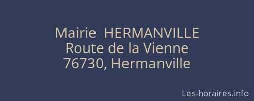 Mairie  HERMANVILLE