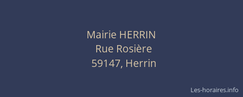 Mairie HERRIN