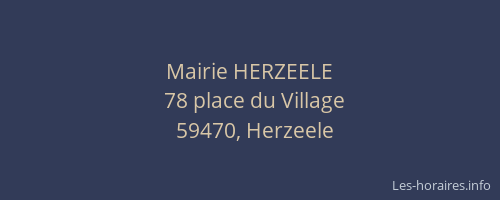 Mairie HERZEELE