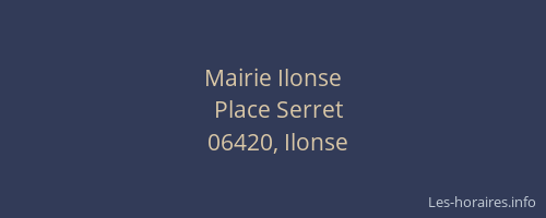 Mairie Ilonse