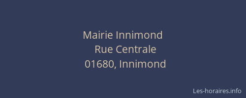 Mairie Innimond