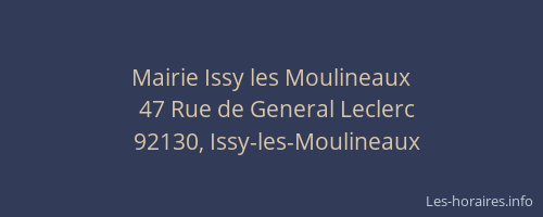 Mairie Issy les Moulineaux