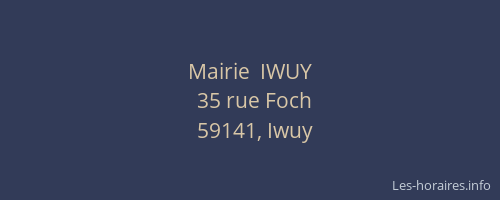 Mairie  IWUY