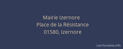 Mairie Izernore