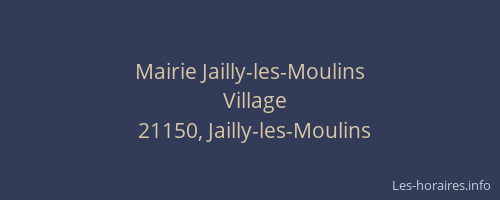 Mairie Jailly-les-Moulins